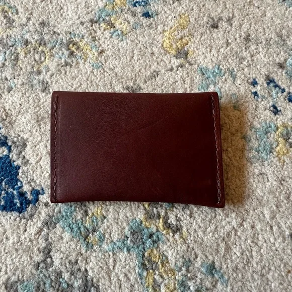 NEW 💙 PLG Cognac Mini Envelope Wallet & Large Keychain Bundle 💙 - Picture 12 of 12